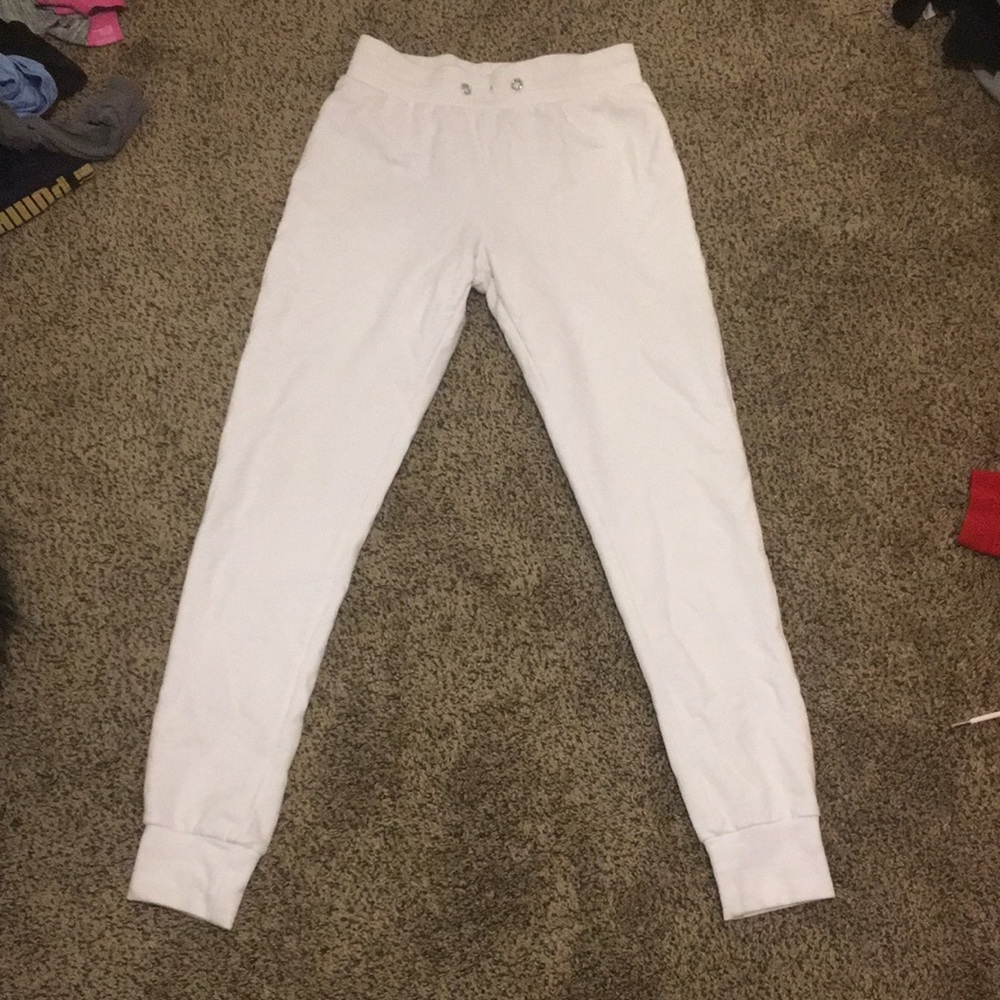White sweatpants